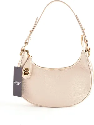 Image de Sac bandoulière Giuliano Phebe - Beige - Femme - Fabriqué en Italie