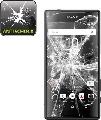 Produktbild von 6x Panzerfolie für Sony Xperia Z5 Compact ANTI-SCHOCK Displayschutzfolie KLAR