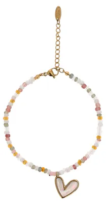 Immagine prodotto di Bracciale da donna NAHIMA - oro, bianco, multicolore. Taglia unica