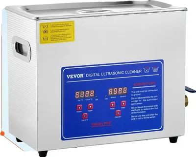 Obrázok produktu pre Ultrazvukový čistič, digitálne ovládanie, frekvencia 40 kHz, objem 6 litrov
