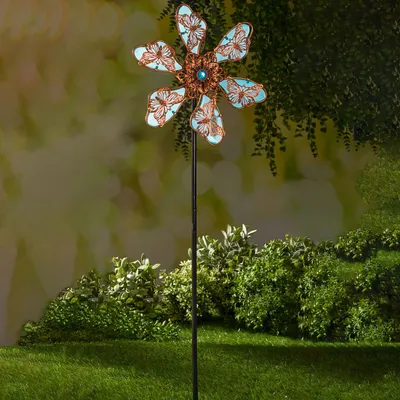 Immagine prodotto di 3.08 Fiori del vento autoilluminanti - Altezza circa 80 cm