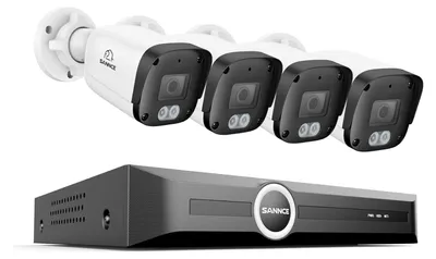 5MP PoE Überwachungskamera-Set, 4 Außenkameras, ohne HDD