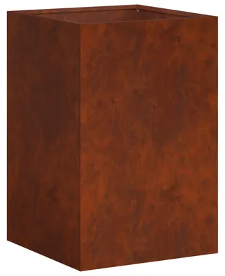 Immagine prodotto di vidaXL Vaso da giardino effetto ruggine, 40 x 40 x 60 cm, acciaio resistente alle intemperie