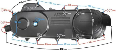 Zdjęcie produktu dla 460 Osłona silnika do skuterów 4T