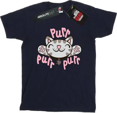Produktbild von Big Bang Theory - "Soft Kitty Purr" T-Shirt für Damen BI11484 (L) (Marineblau)