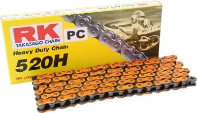 Produktbild von RK Kette 520 H 120 C Orange/Schwarz Offen