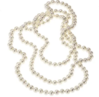 Zdjęcie produktu dla Naszyjnik Zeeme Pearls perły hodowlane słodkowodne białe 7mm
