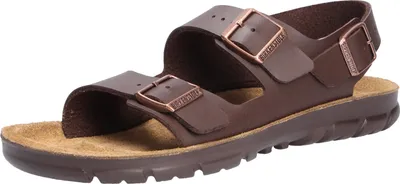 Produktbild von Birkenstock Damen-/Herren-PU-Sandale, Kano BF Dark Brown, 40 500801-40