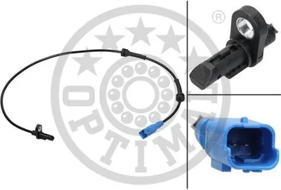 Produktbild von OPTIMAL ABS Sensor Raddrehzahl Hinten Links Hinten Rechts passend für PEUGEOT 207 (WA, WC) 06-S550