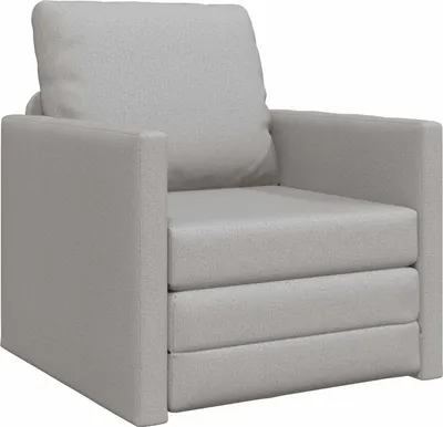 Obrázok produktu pre vidaXL Rozkladacia pohovka cloud grey 74 x 77 x 81 cm látka