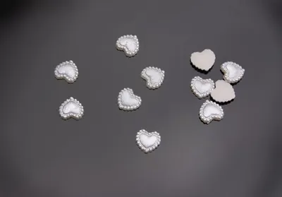 Produktbild von Perlenherz-Applikation 10 mm 50 Stk.