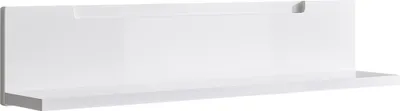 Produktbild von Wandboard >Spice< in Weiß / Weiß Hochglanz - 90x19x17 (BxHxT)