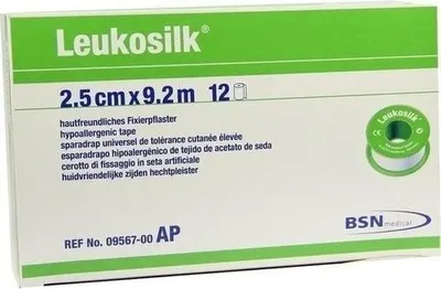 Obrázek produktu pro LEUKOSILK 9,2MX2,5CM, 12 St PFL
