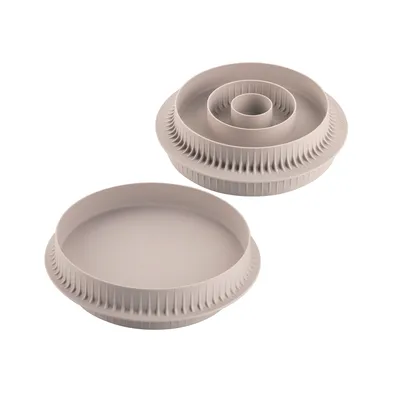 Immagine prodotto di Teglia da forno 15,5 cm in SILICONE grigio SILIKOMART 3Design Multi-Inserto Round