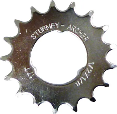 Image de Jante 17 dents, 1/2 "x1/8" plate, SunRace, HSL846
