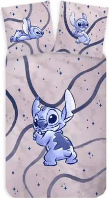 Produktbild von Lilo en Stitch Bettbezug Stripes 140 x 200 cm - 70 x 90 cm - Baumwolle