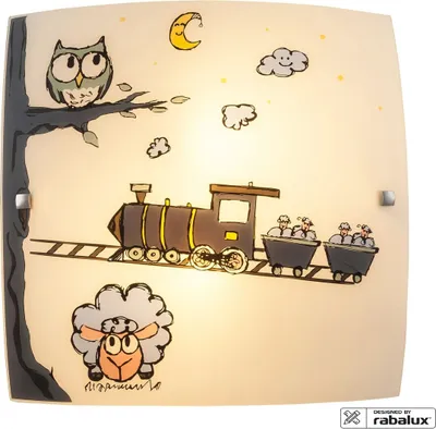 Zdjęcie produktu dla Kinkiet dziecięcy E27 wielokolorowy Shepherd 4557 Rabalux