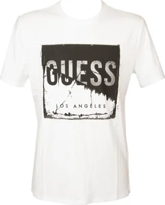Immagine prodotto di T-shirt uomo GUESS manica corta girocollo con stampa misto cotone articolo X4GI09KBR40, US XL - MEX/ES EG - UK 42 - EUR 52 - IT XL -CAN TG, Cotone 60%,Poliestere 40%