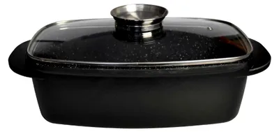 Produktbild von Universalbräter 6 L Aluguss mit Deckel, Antihaftbeschichtung, induktionsgeeignet