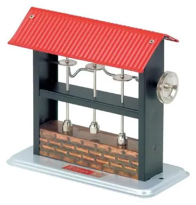 Produktbild von Wilesco Hammerwerk M 61 Metall-Zubehör für Dampfmaschinen mit drei Fallhämmern