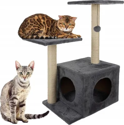 Immagine prodotto di Tiragraffi per gatti 71 cm grigio Purlov 21712