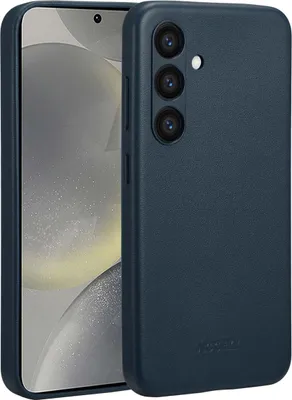 Immagine prodotto di Accezz MagSafe Leather Backcover per Samsung Galaxy S24 - Nightfall Blue