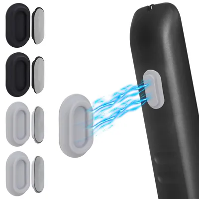 Magnetische Fernbedienungshalterung, 4er-Pack, selbstklebend, schwarz