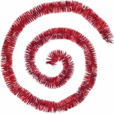 Produktbild von Weihnachtsbaum-Girlande 2 m rot - Einheitsgröße