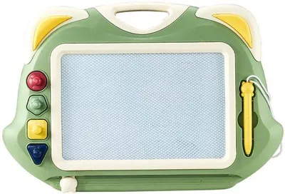 Obrázek produktu pro Dětská kreslící tabule, magnetická tabule na graffiti pro batolata, zelená magnetická tabule pro děti