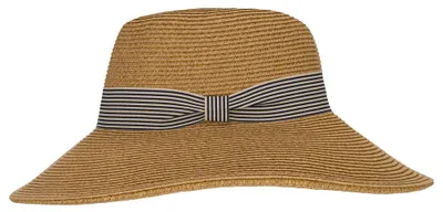 Produktbild von P.A.C. Kellii Classic Straw Hat Women L/XL beige - dark beige - striped sailor bow