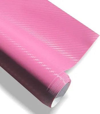 Produktbild von UV Premium Auto Folie 3D Carbon Rosa Klebefolie selbstklebend 152x200 PVC