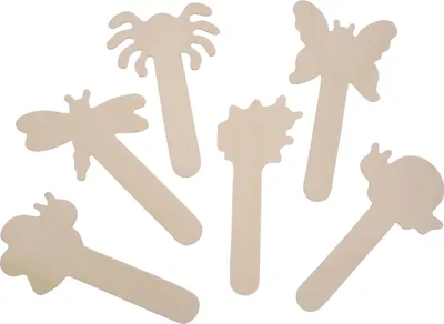 Produktbild von EDUPLAY 370120 Insekten Holzbastelstäbchen 6er Set