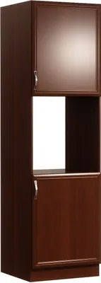 Produktbild von Herdumbauschrank 60 cm Küchenschrank Einbauküche Küchenblock, Sycylia Milano D60P Milano/Walnuss