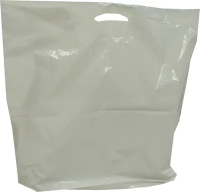 Produktbild von HAPPEL LDPE-Tragetasche (B)380 x (T)50 x (H)450 mm weiß