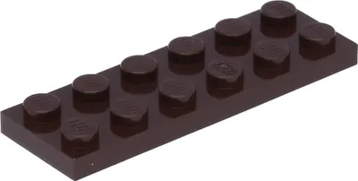 Produktbild von Lego® 2x6 Platte 3795 - 1 Stück Dunkelbraun