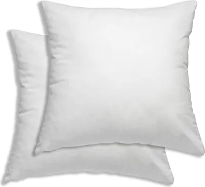 Produktbild von 2er Set Kissenbezug Kissenhülle 80x80 cm weiß Uni Kopfkissenbezug Baumwolle