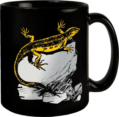 Produktbild von Eidechse Tasse in Schwarz