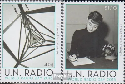 Produktbild von Briefmarken UNO - New York 2013 Mi 1332-1333 (kompl.Ausg.) gestempelt UN Radio