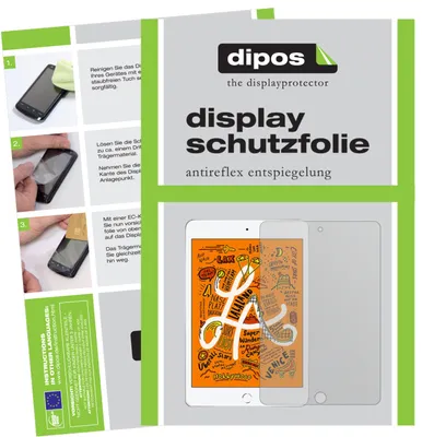 Produktbild von 2x Schutzfolie für Apple iPad Mini (5.Gen 2019) 7.9 Zoll matt Folie