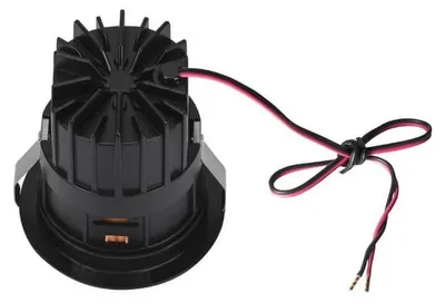 Immagine prodotto di Horn Magna LED luce da incasso nera/oro rotonda Ø7,8 cm 7,7W 3000K bianco caldo