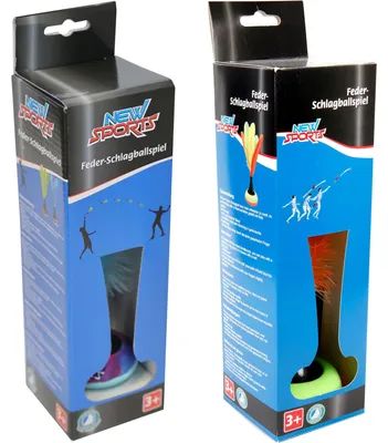 Produktbild von New Sports Indiaca Spiel mit Federn - Handballspiel für Kinder