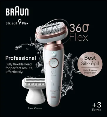 Produktbild von Epilátor Silk-epil 9 - Epilátor bílý 9-030 3D SensoSmart