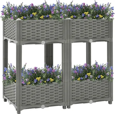Obrázek produktu pro vidaXL Hochbeet 80x40x71 cm Polypropylen