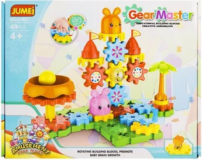 Obrázok produktu pre Jumei pohyblivé bloky 4+ PLAY PARK 49 prvkov