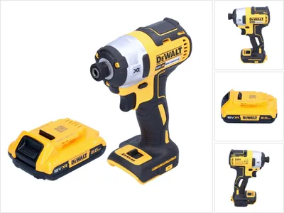 Immagine prodotto di Avvitatore a impulsi a batteria DeWalt DCF 887 N 18 V 205 Nm 1/4" brushless + 1x batteria ricaricabile 2,0 Ah - senza caricabatterie