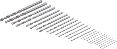 Produktbild von HSS-Minibohrer-Set | 0,5-3,0 mm | 25-teilig