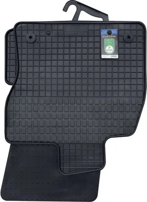 Zdjęcie produktu dla do VW Golf V od 09/2003-2008 gumowe dywaniki PETEX 4-częściowe czarne dywaniki na każdą pogodę gumowe dywaniki podłogowe