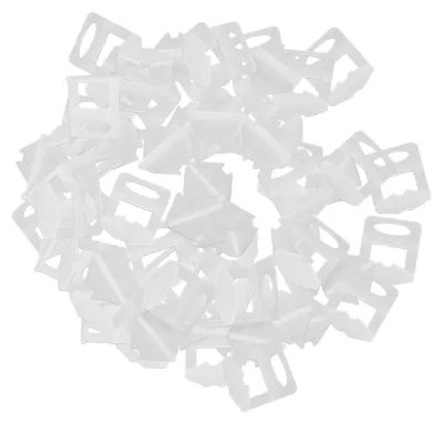 Produktbild von 2,0 mm wiederverwendbare Fliesen-Nivellierklammern, System-Set, Boden-Wand-Abstandshalter, Fliesenwerkzeug (400 Stück)
