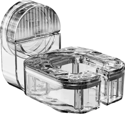 Produktbild von Haartrocknerhalter zur Wandmontage, Glätteisenhalter mit Saugnapf, einfache Drehwinkeleinstellung, einfach zu installierender Haartrockner-Zubehörständer