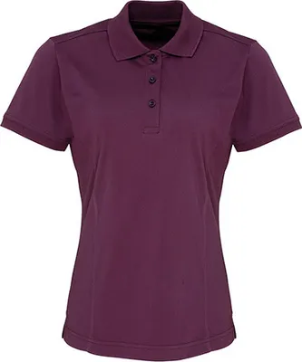 Immagine prodotto di Premier Workwear PR616 | Polo donna Coolchecker Piqué / Oeko-Tex® - Colore: Melanzana (circa Pantone 5115) - Taglia: M